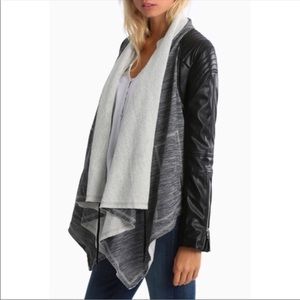 Blank NYC Dating and Waiting Drape Front Jacket